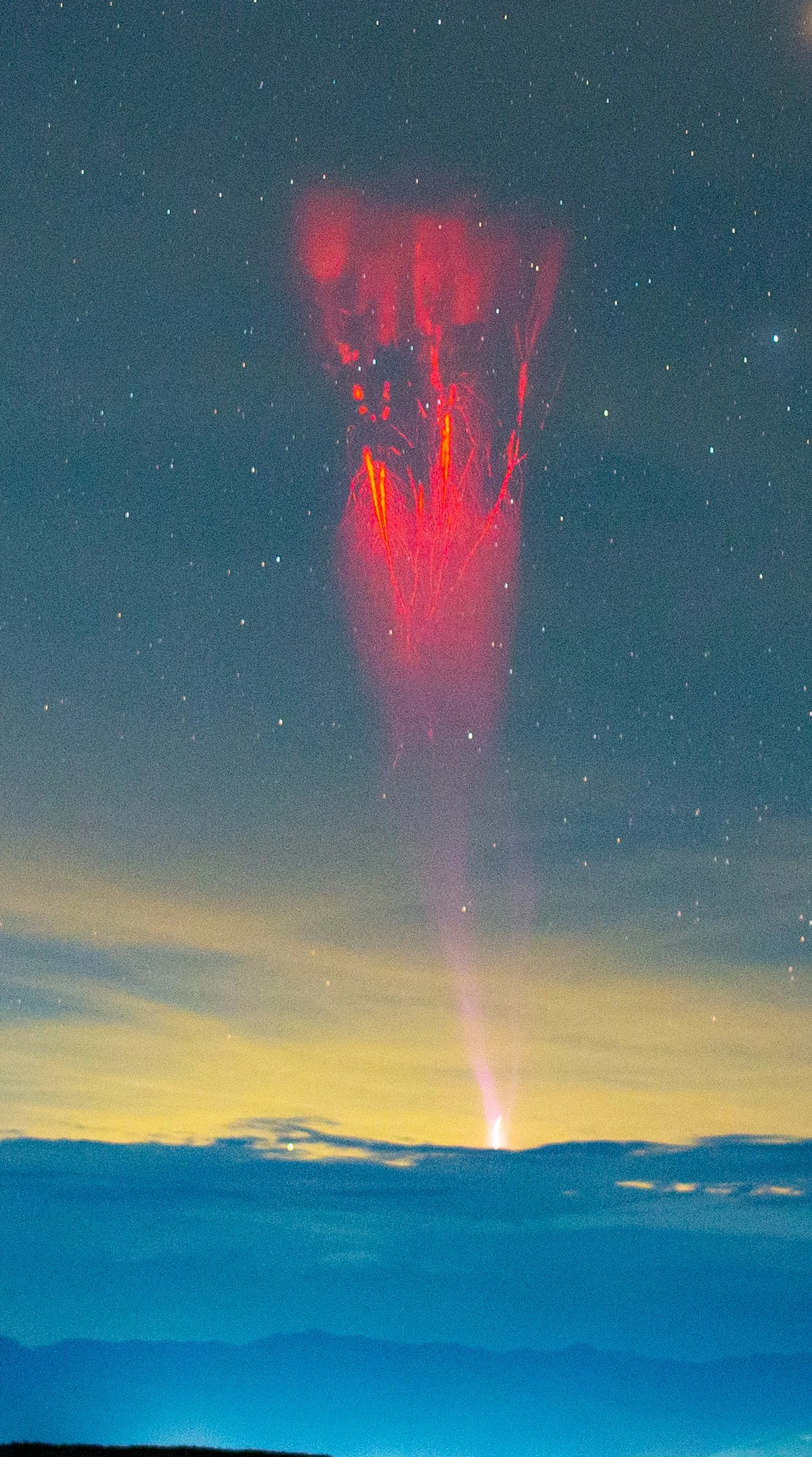 Red Sprites in the Tatacoa Desert 