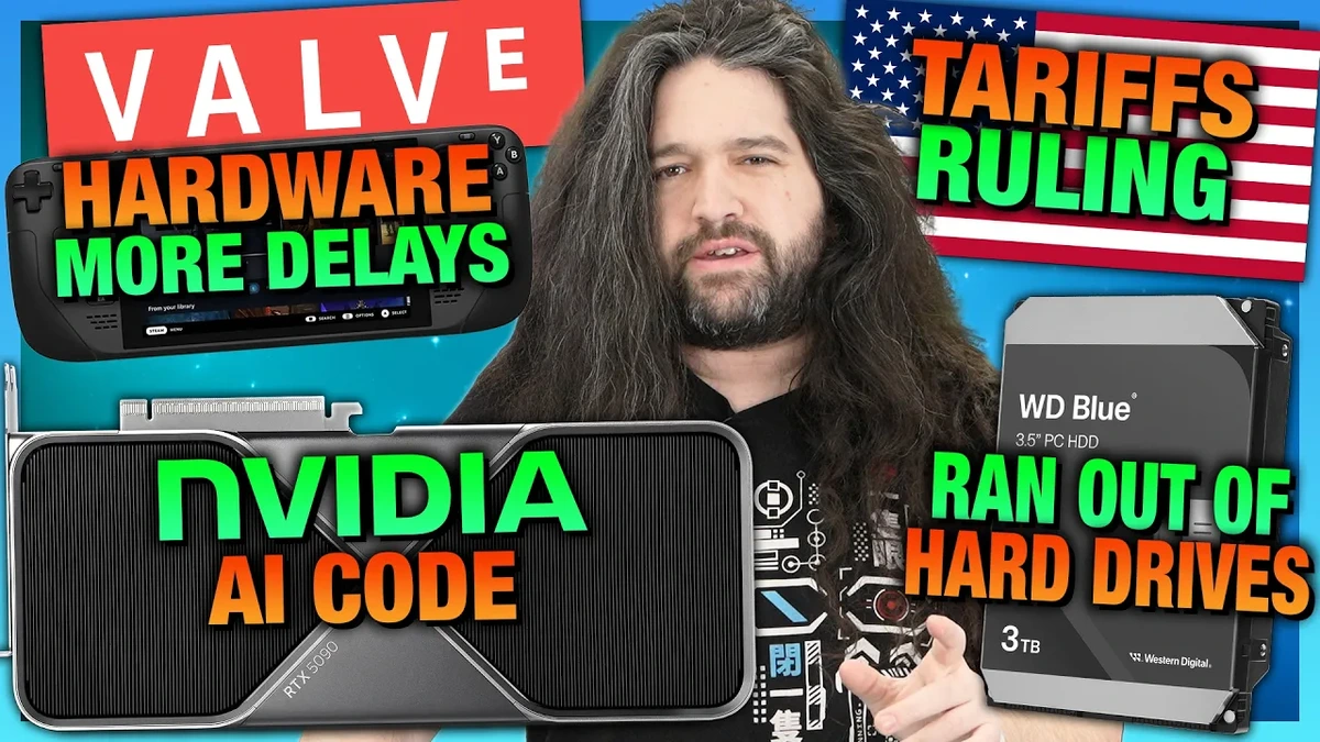 HW News - More Valve RAM Shortages, Tariffs Ruling, AI Causes PS6 Delays, Hard Drive Price Hike
