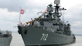 Russian warship carries out live-fire weapons exercise off UK coast | LBC