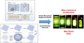 Intrinsically stretchable organic light-emitting-diode with high brightness and stretchability via elastic-microphase-engineered emitter and dual-embedded electrode - Light: Science & Applications