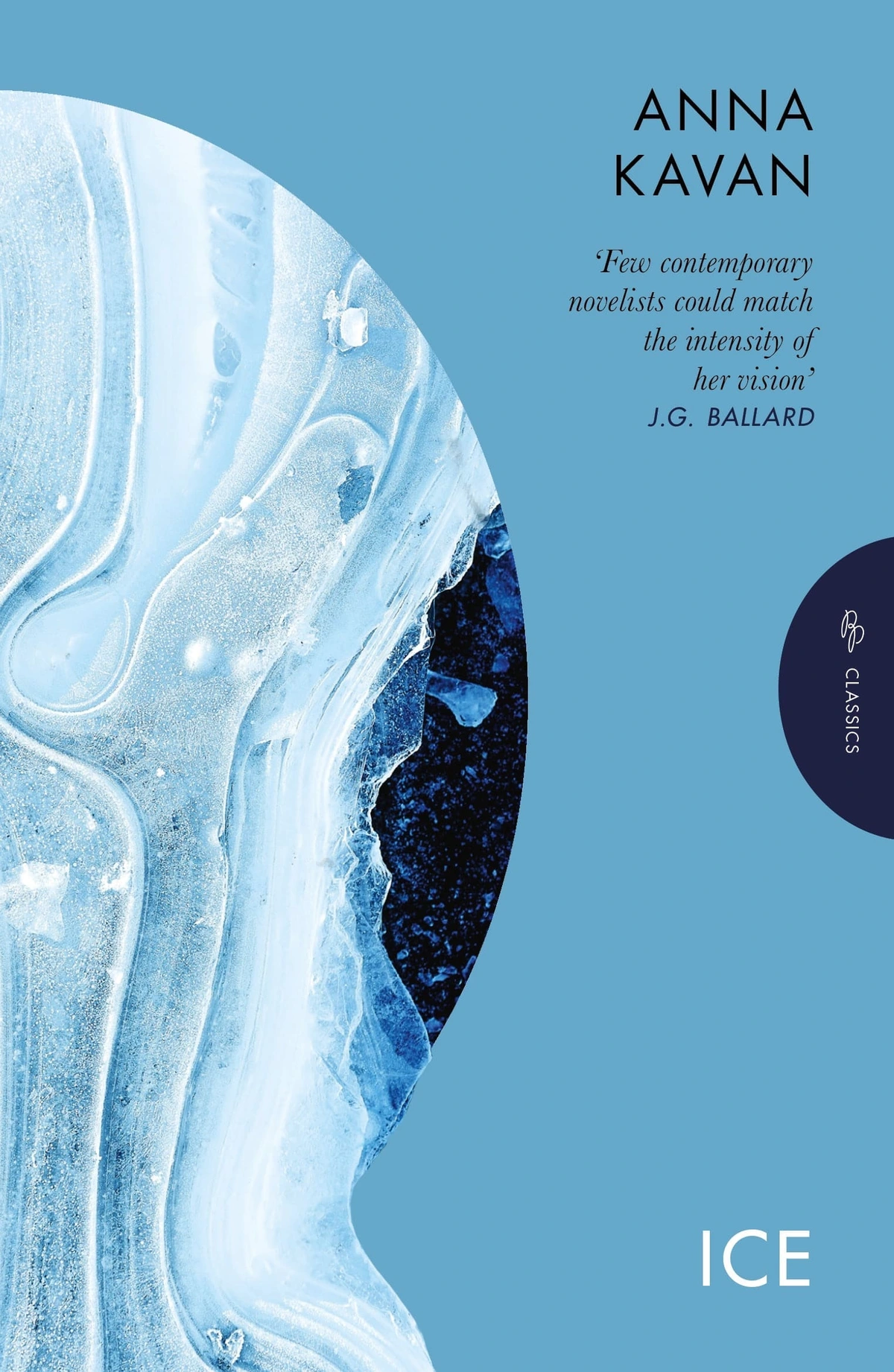The cover of Ice by Anna Kavan.