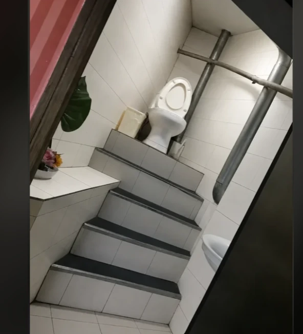 Interesting bathroom design