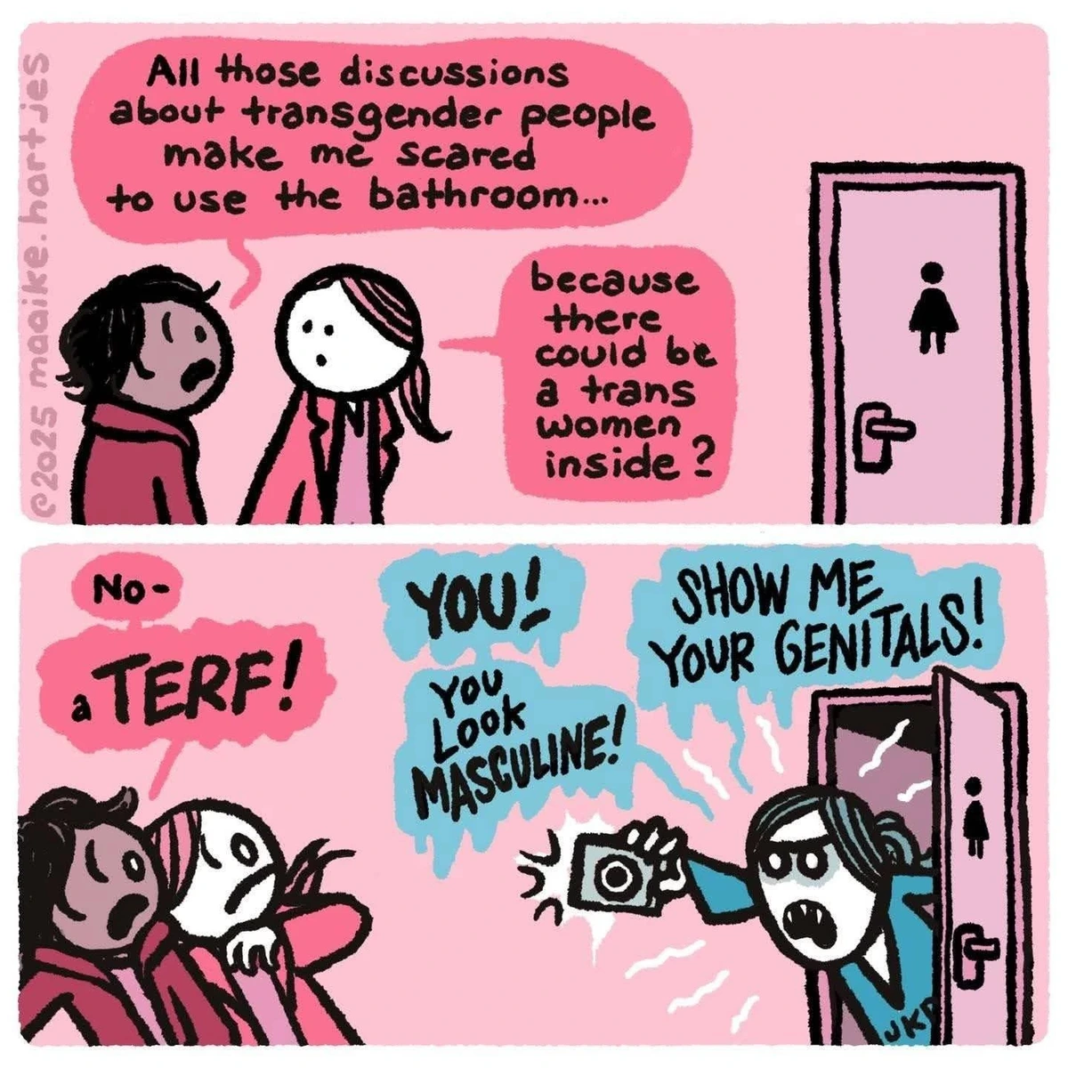 The bathroom terrorizers! 😱