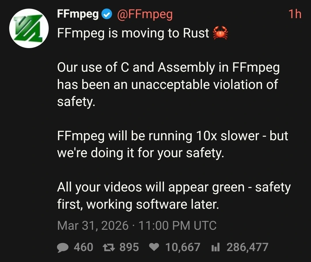 Moving to rust