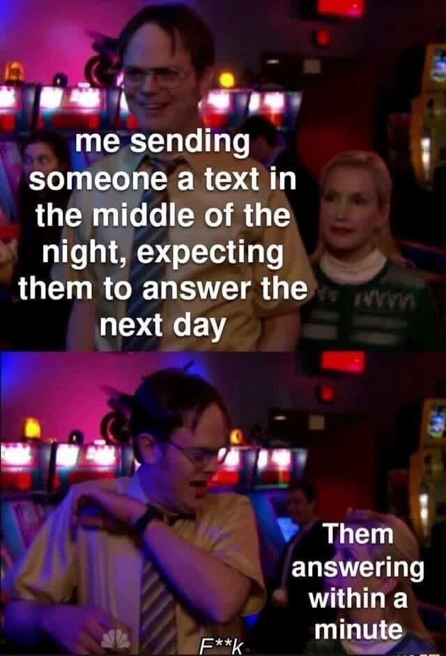 Why the fuck are you awake, don't have have work in like 3 hours???