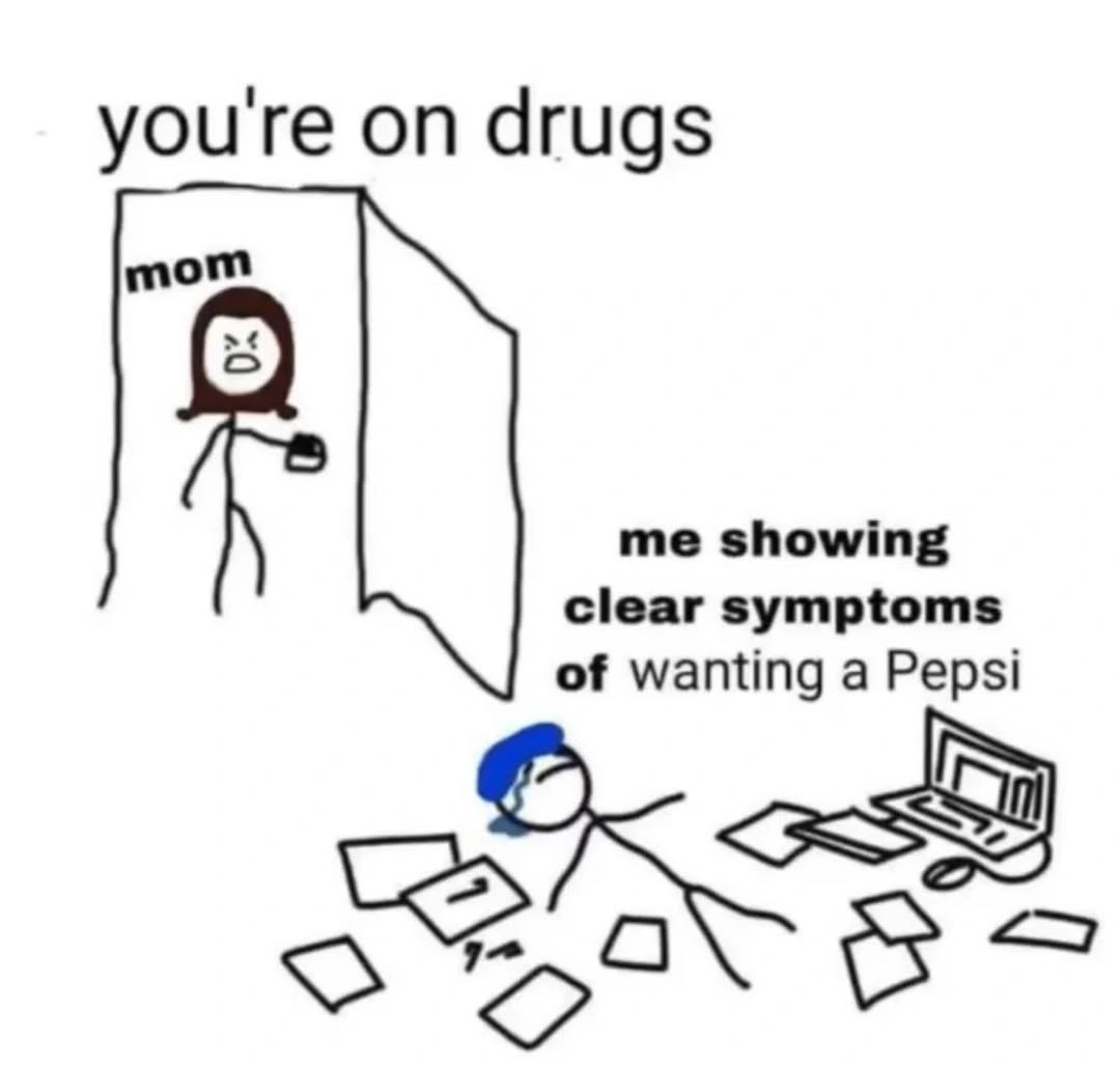 all i wanted  was a pepsi