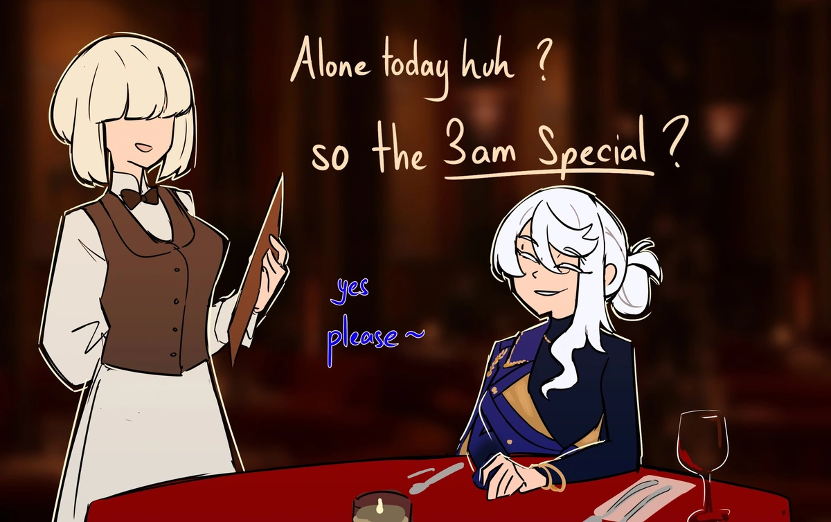 every artist has their own 3am special.