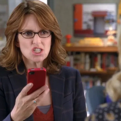 Person angrily shouting "NERD RAGE!" while everything turns red