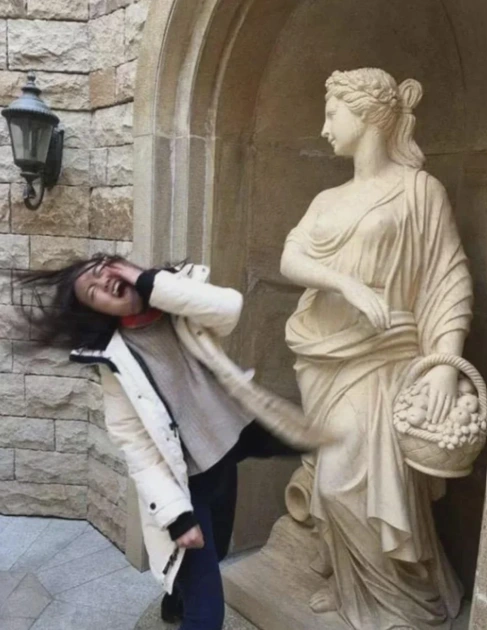 She told you to be quiet but you wouldn't listen