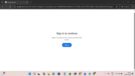Google Search Testing Sign In To Verify Searches Are Human