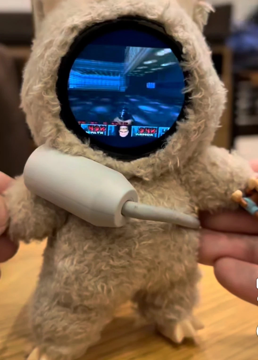 Labubu w/ DOOM installed