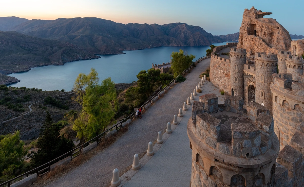 Coastal artillery site Castillitos— Cartagena, Spain. It was built together with the coastal artillery Cenizas in order to protect the entrance to the Bay of Cartagena in the Mediterranean Sea