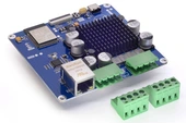 Esparagus Audio Brick ESP32-based DIN-rail 65W Hi-Fi amplifier supports Home Assistant and Squeezelite (Crowdfunding) - CNX Software